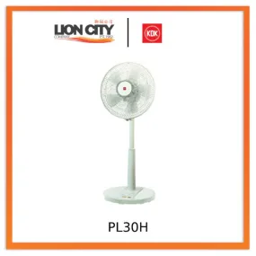 KDK PL30H White/Black/Blue Living Stand Fan 12" 30cm