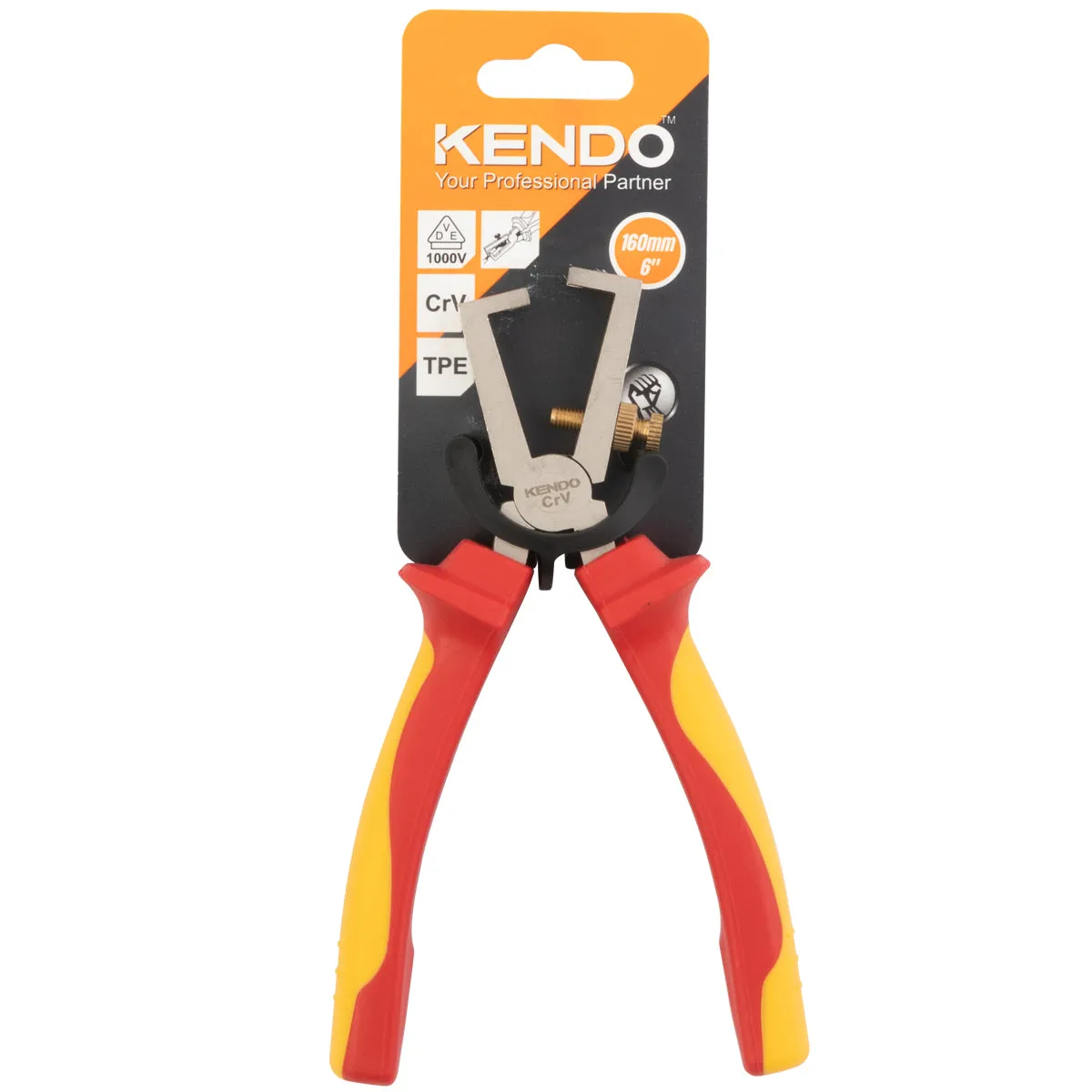 Kendo 160mm VDE Wire Stripping Plier