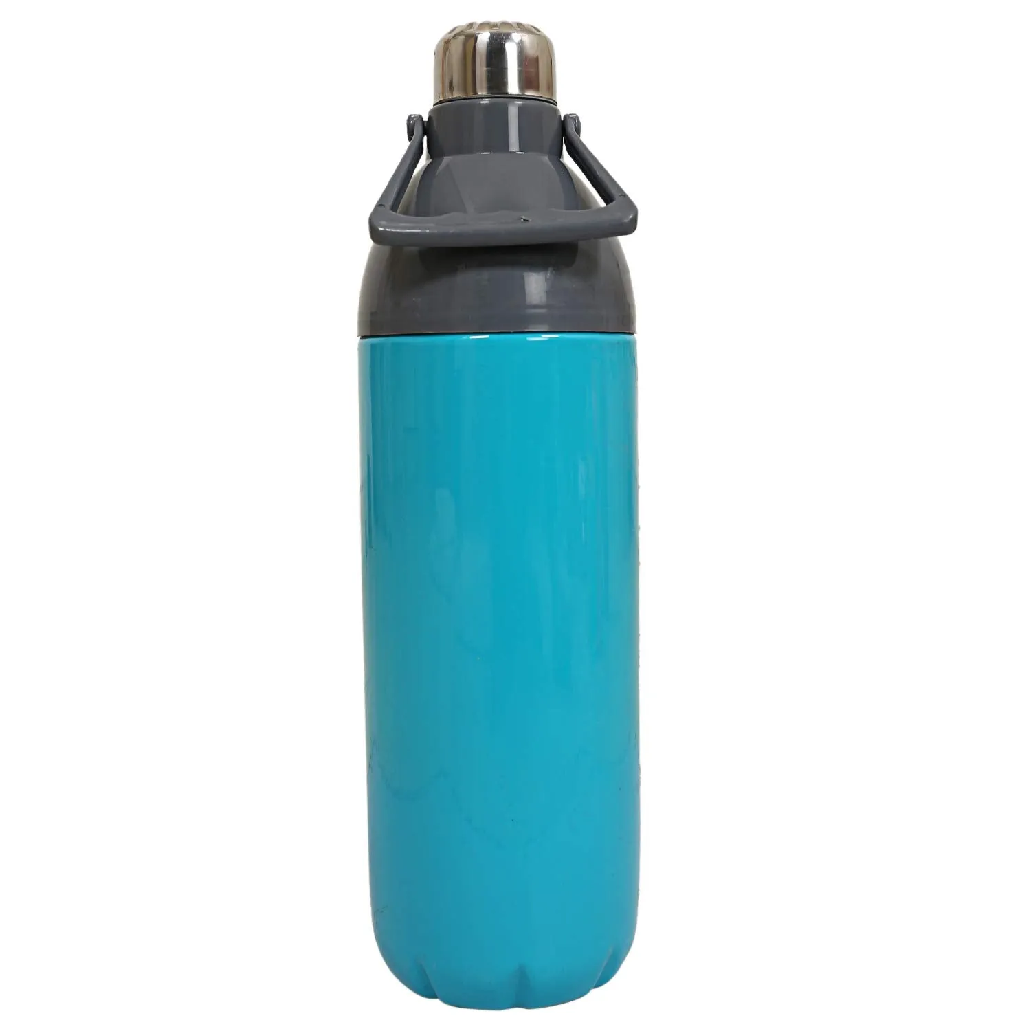 Kuber Industries Plastic Insulated Water Bottle with Handle 2200 ML (Blue)