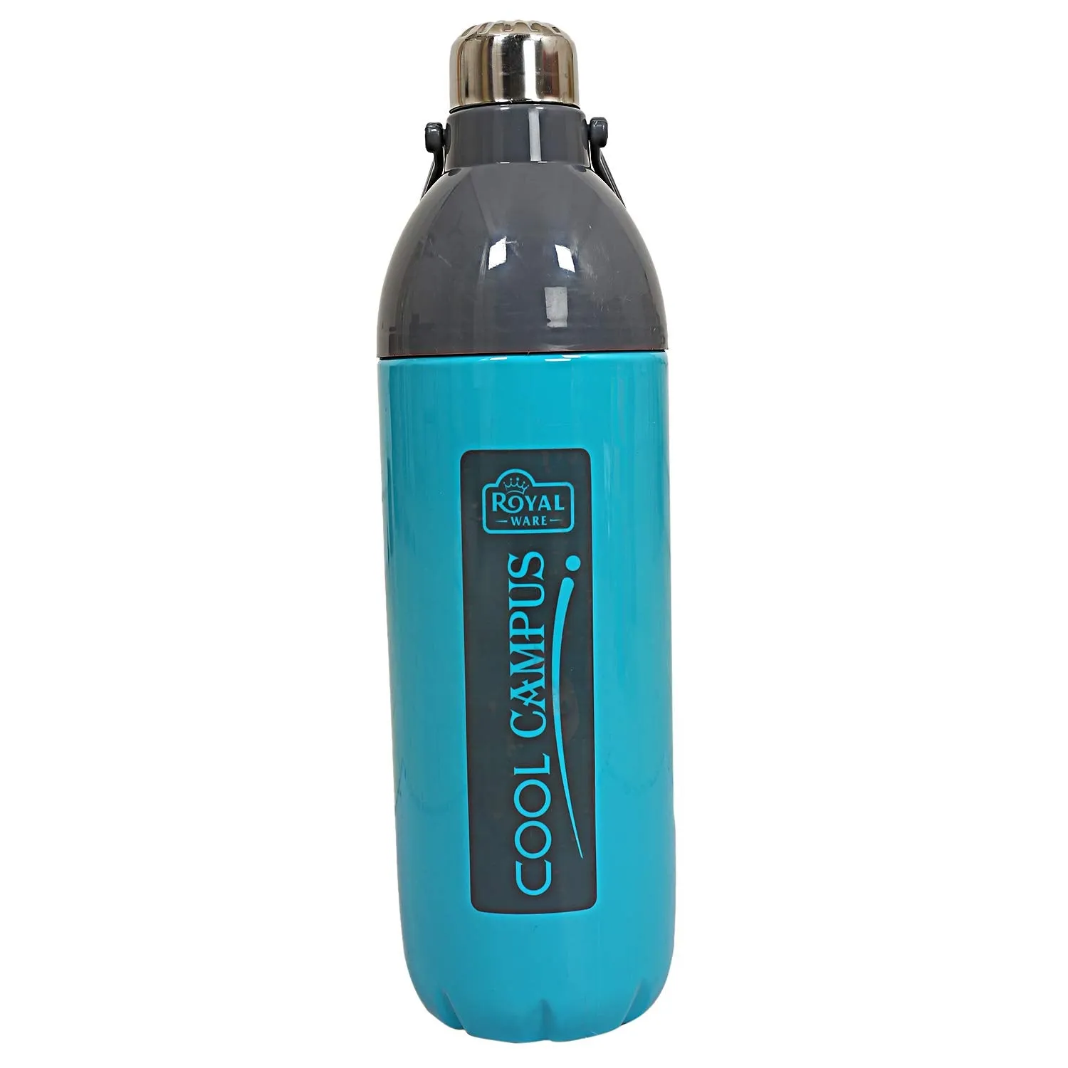 Kuber Industries Plastic Insulated Water Bottle with Handle 2200 ML (Blue)