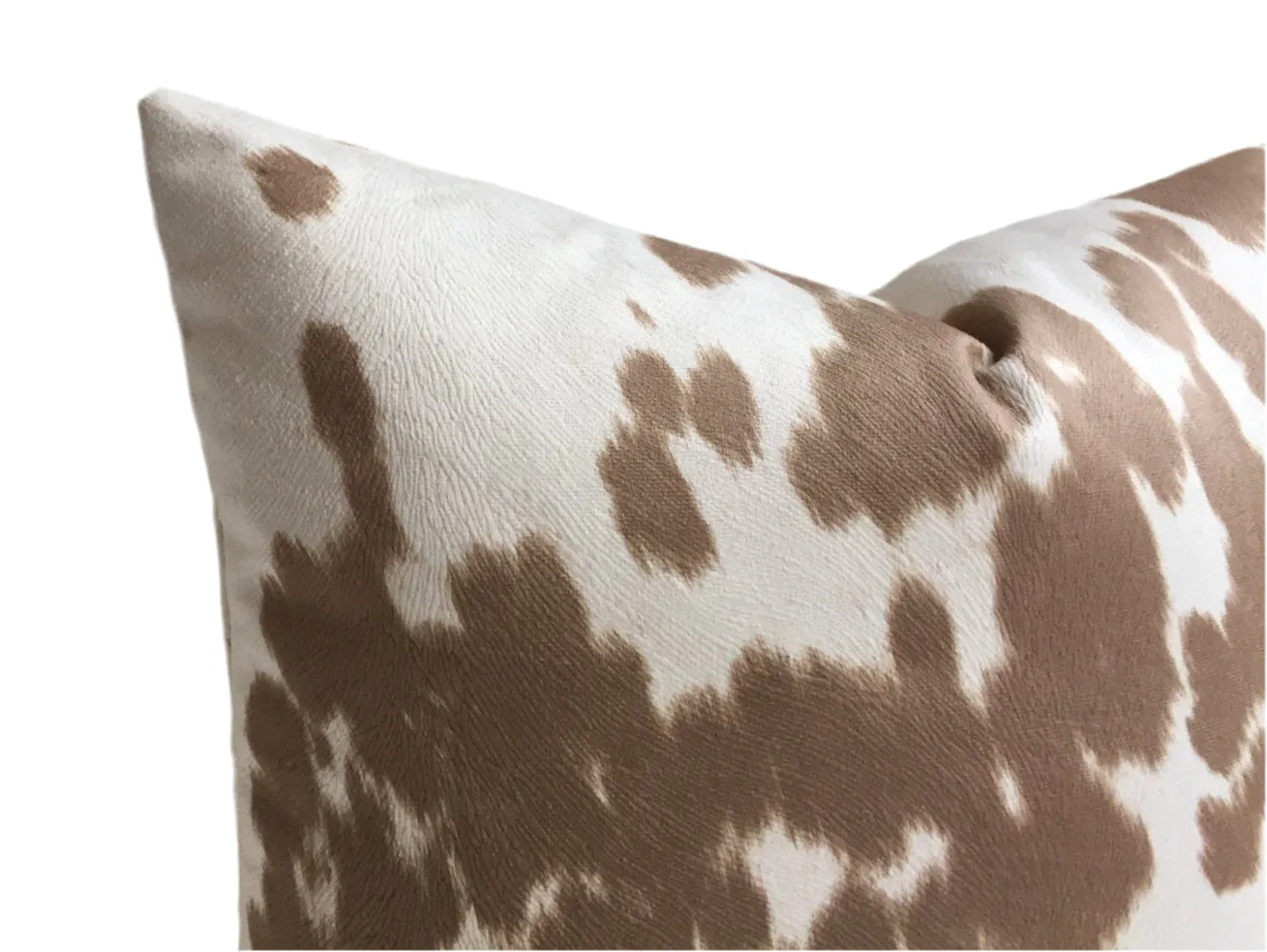 Kyla: Faux Leather Pony Palomino Pillow Cover