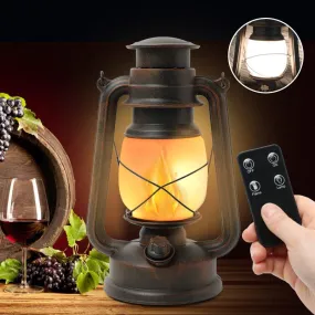 LED Remote Control Retro Flame Lamp