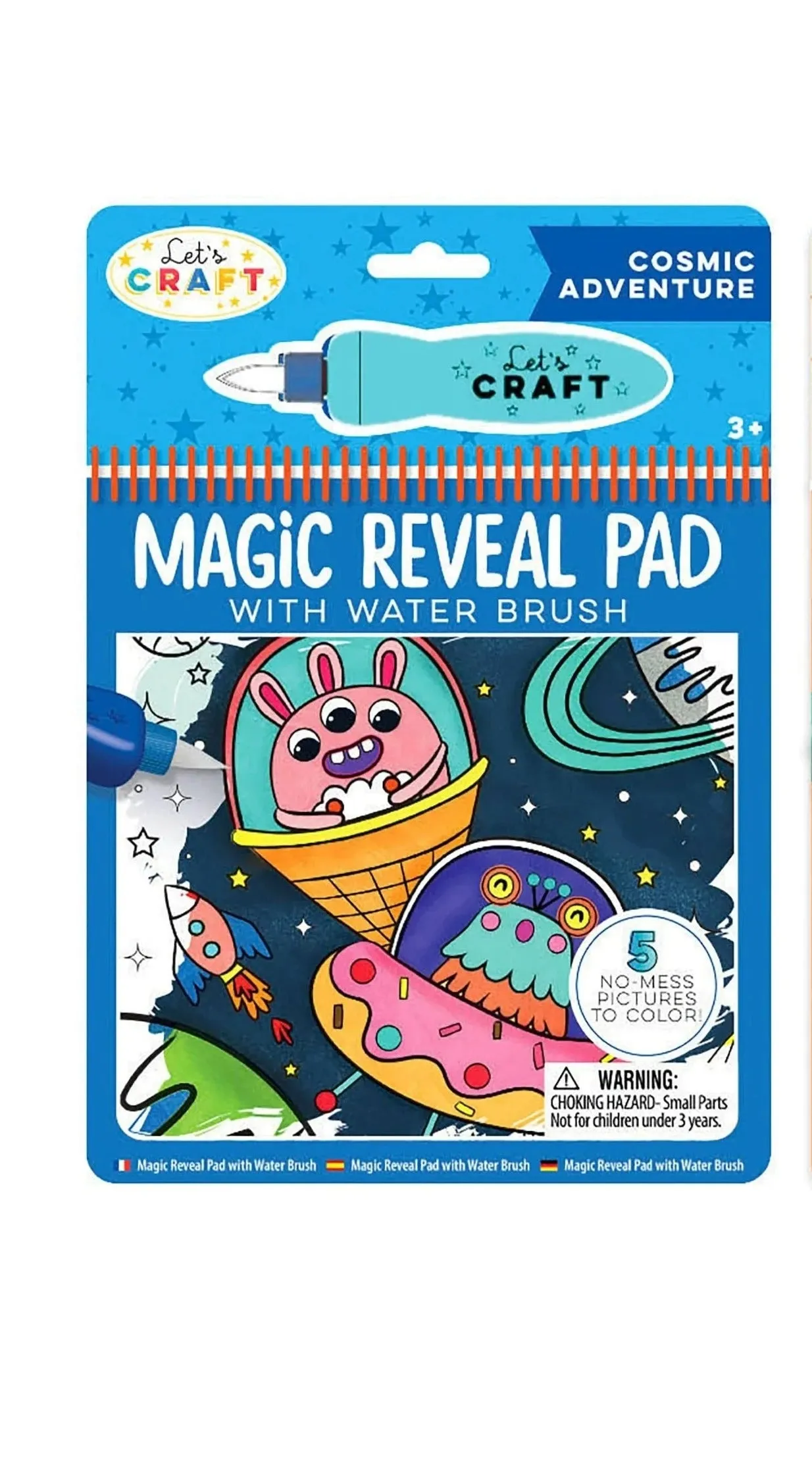 Let's Craft Magic Reveal Pad - Space, Dinos, Vehicles