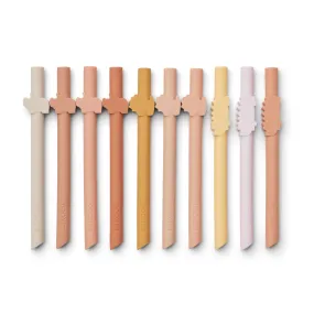 Liewood Straw 10-Pack Safari Rose multi mix