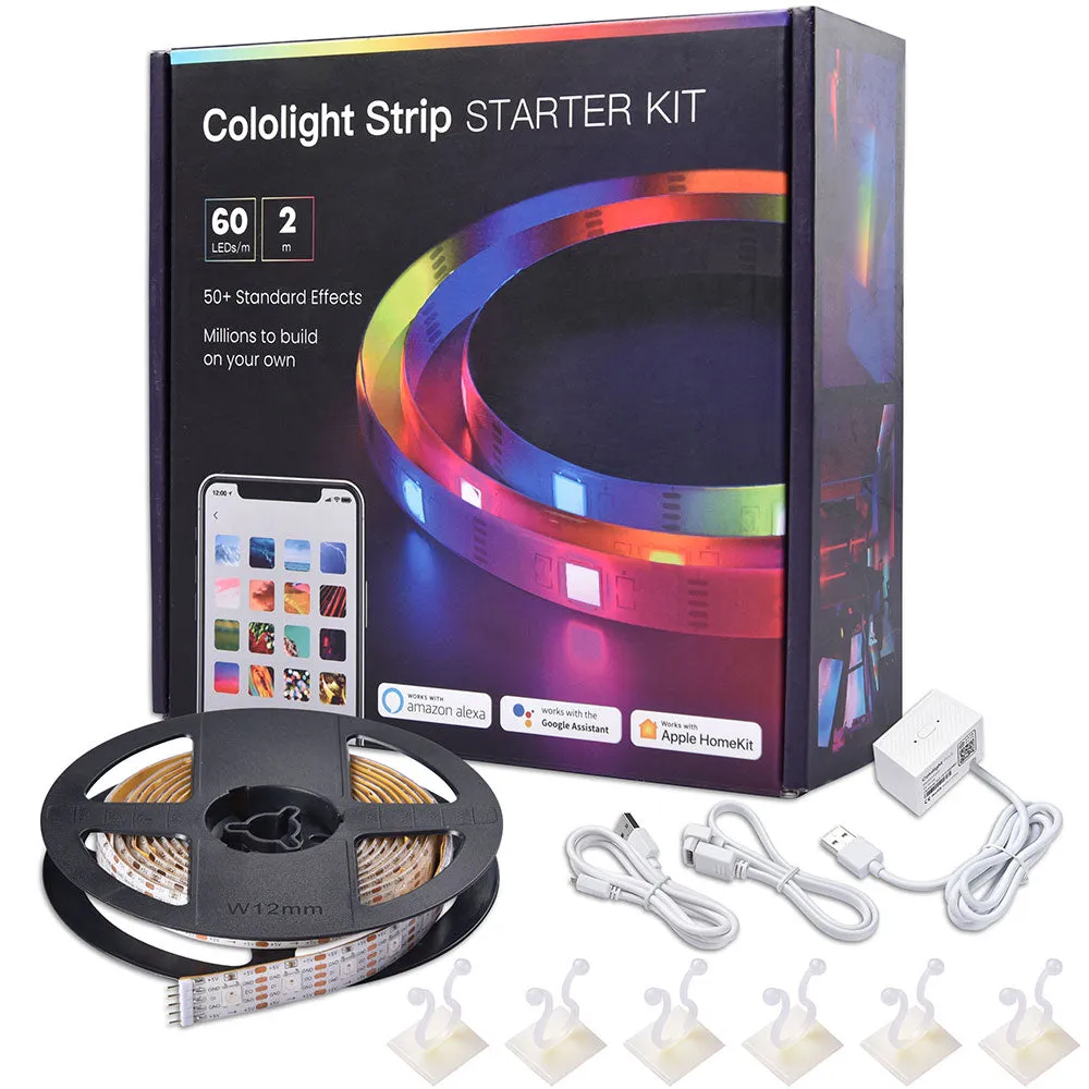 LifeSmart Cololight Smart Light Strip Kit Voice Music WIFI App 6.6ft 120-LED