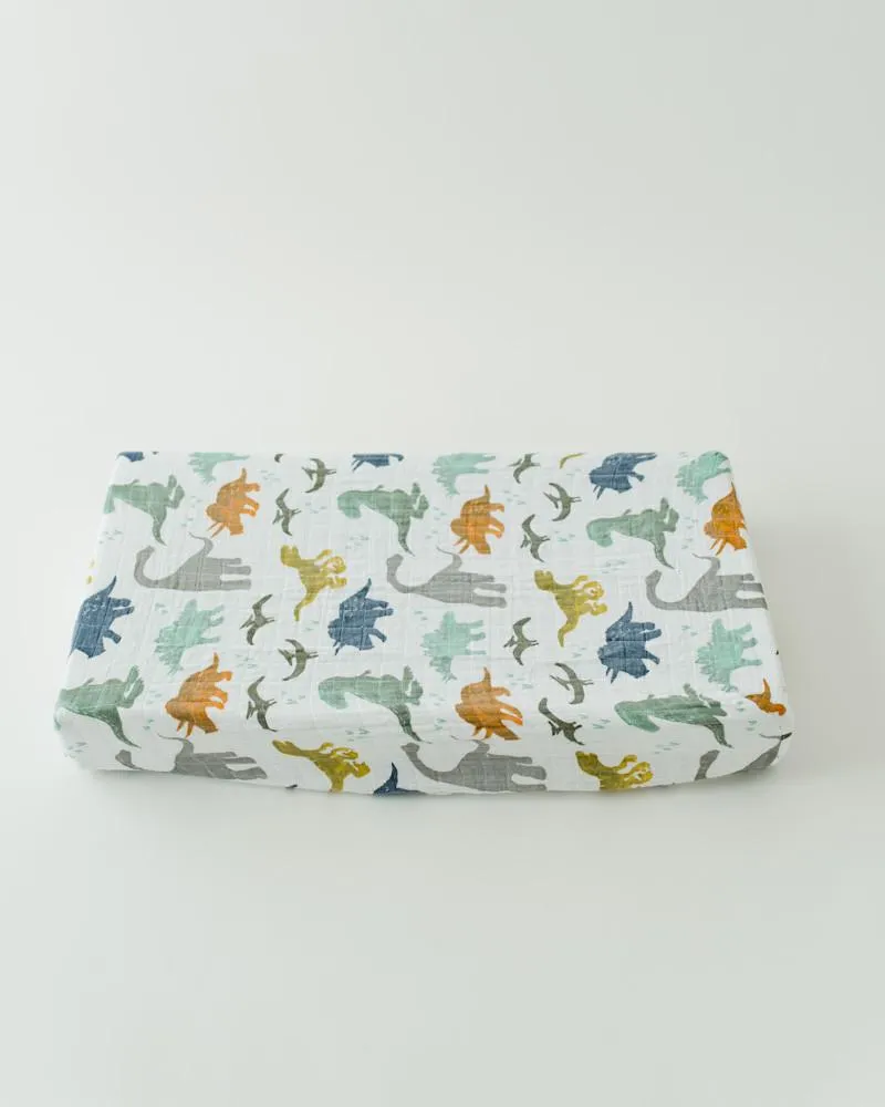 Little Unicorn - Changing Pad Cover - Dino Friends