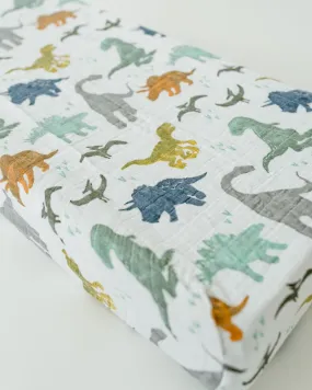 Little Unicorn - Changing Pad Cover - Dino Friends