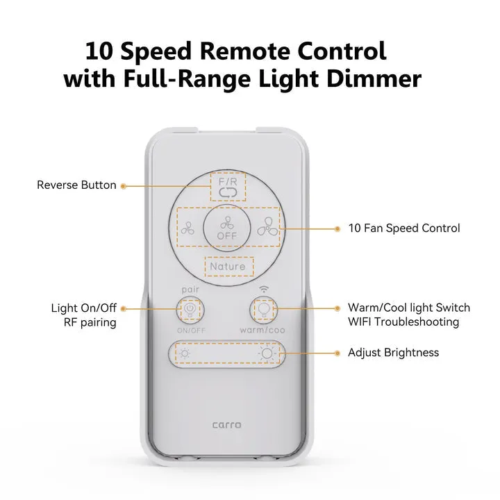 Livex Outdoor/Indoor Low Profile Smart Fan with LED light Remote 52“