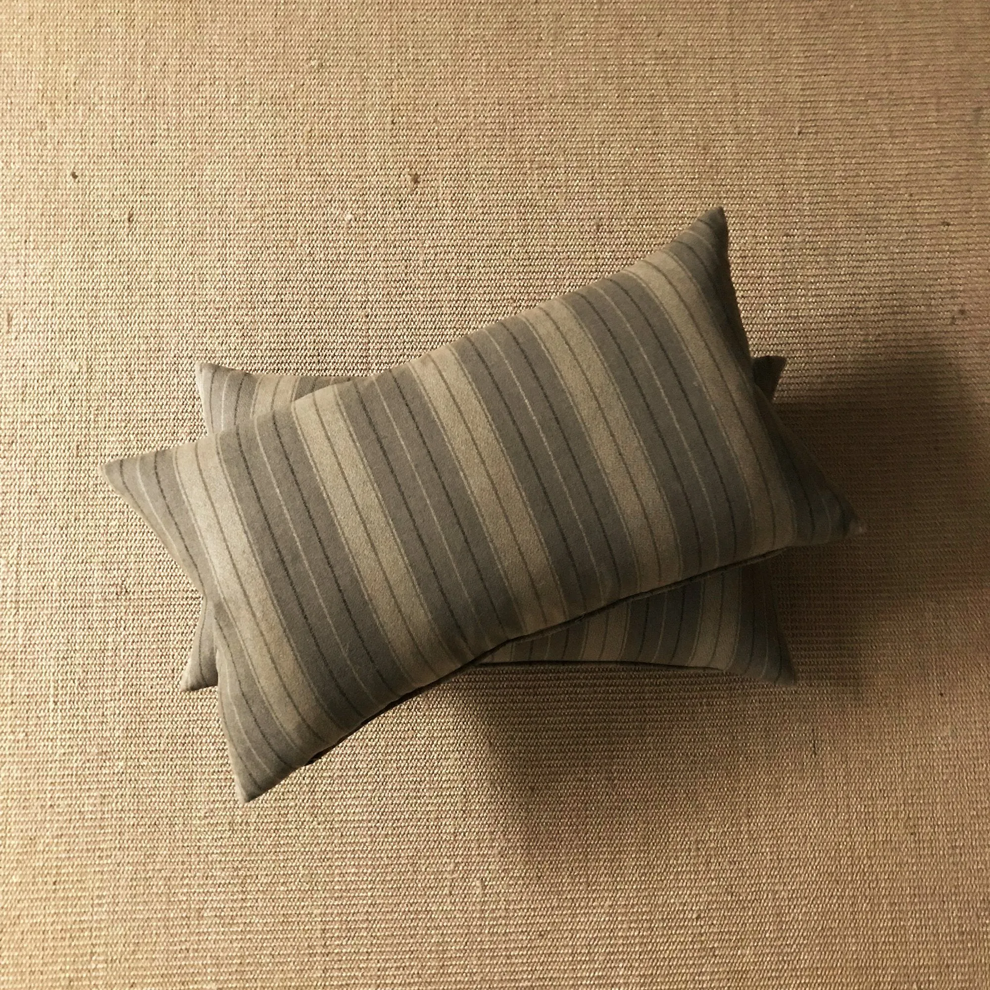 Lodge Earth Woven Striped Lumbar Pillow Cover 15x26