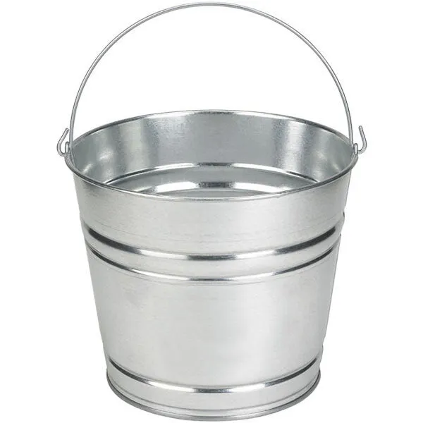 Magnolia Brush Hot-Dipped Galvanized Pails - 12 Quart