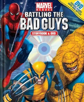 Marvel Heroes Battling The Bad Guys Storybook & DVD