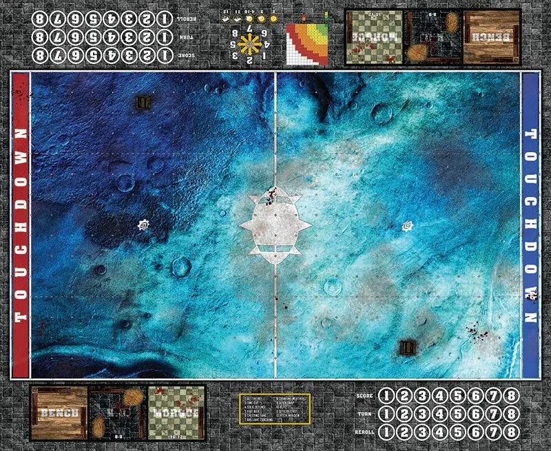 Mats by Mars: Rimecrust Fantasy Football Play Mat / Pitch