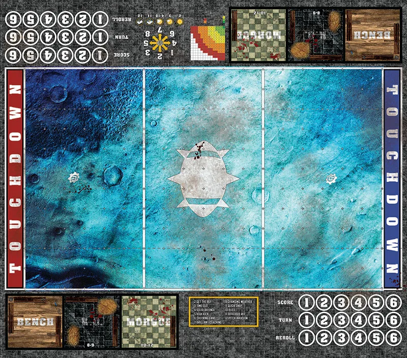 Mats by Mars: Rimecrust Fantasy Football Play Mat / Pitch