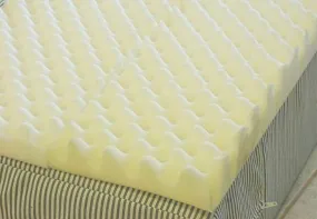 Mattress Topper 4 inch Foam Twin Bed Pad Mattress Egg Crate Overlay Topper 72 L X 34 W X 4 Soft