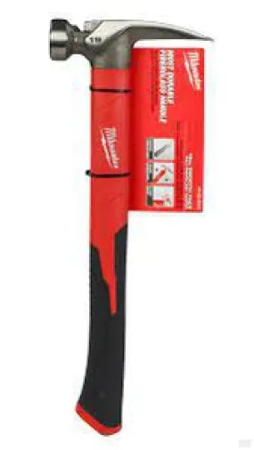 Milwaukee 19oz Smooth Face Poly/Fiberglass Handle Hammer 48-22-9316