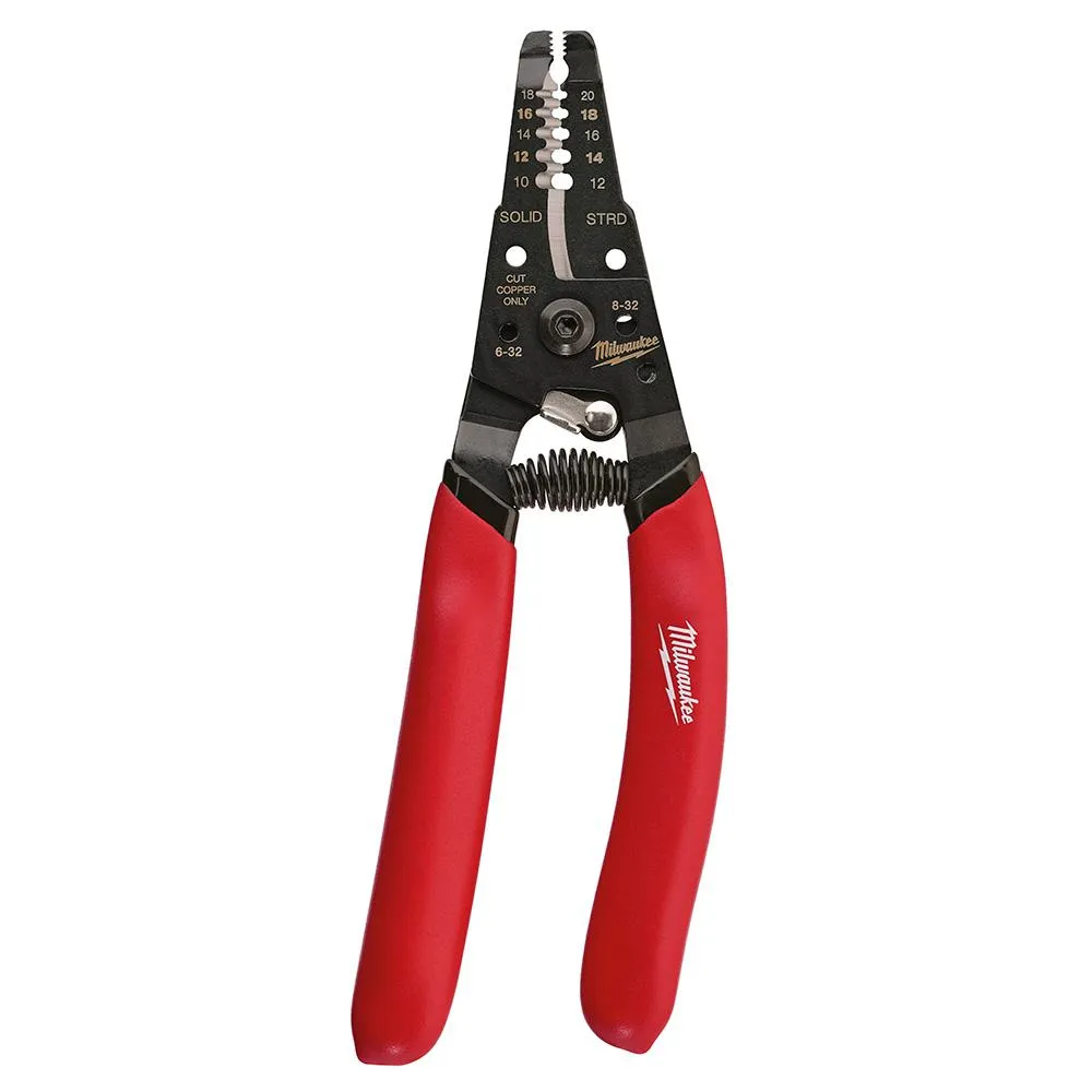 Milwaukee 48-22-6109 Wire Stripper/Cutter for Solid & Stranded Wire - 7-1/8"