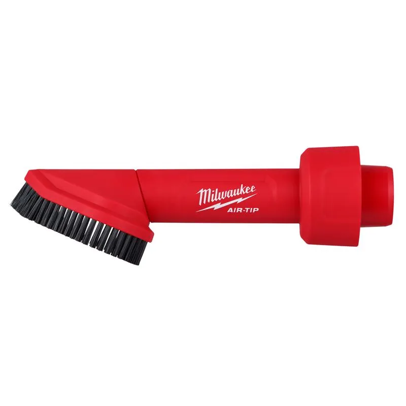 Milwaukee AIR-TIP 1-1/4 in. - 2-1/2 in. Shop Rotating Corner Brush Tool Wet/Dry Vac Brush 1 pc