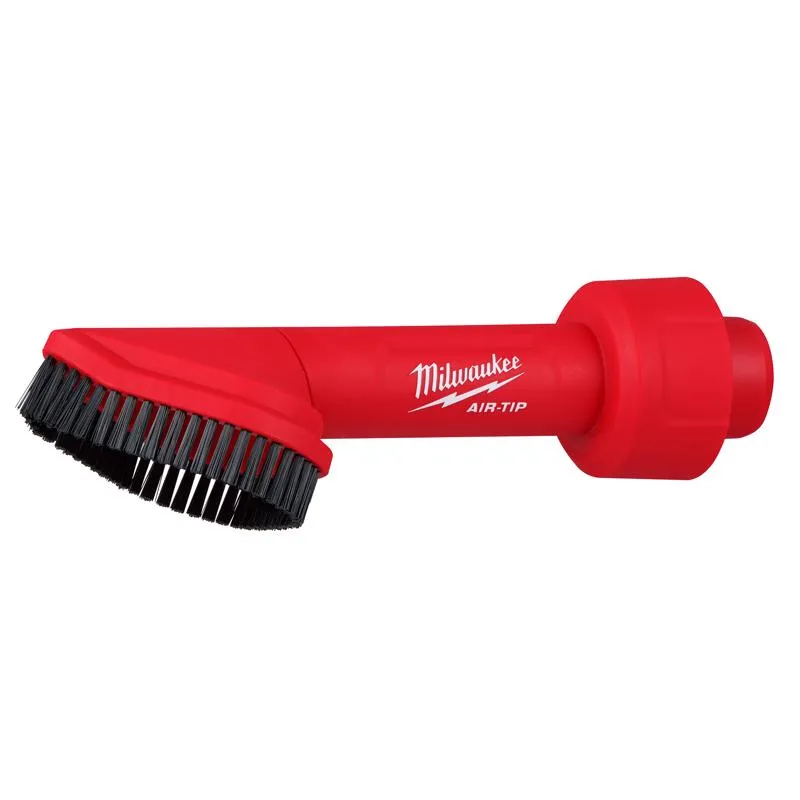 Milwaukee AIR-TIP 1-1/4 in. - 2-1/2 in. Shop Rotating Corner Brush Tool Wet/Dry Vac Brush 1 pc