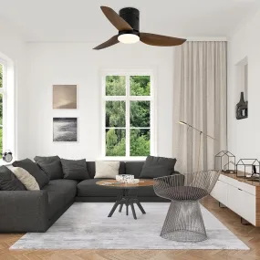 Modern LED Light Ceiling Fan Farmhouse Bronze 40inch