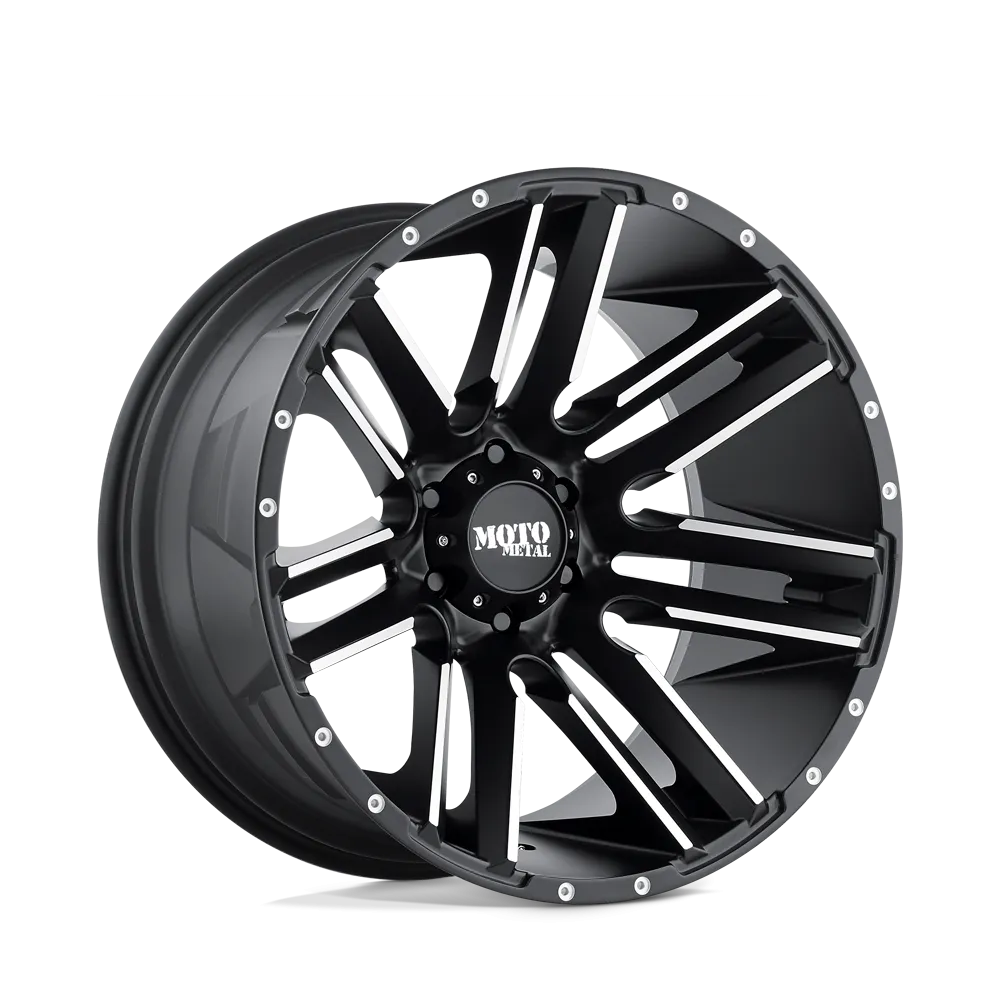 Moto Metal MO978 Razor 18X10 8X165.1 -24 mm Satin Black Machined