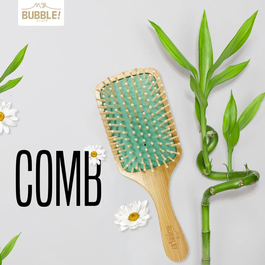 My Bubble! Large Square Paddle Bamboo Brush