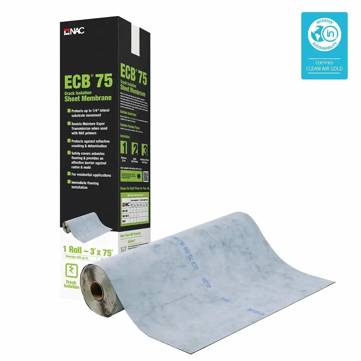 NAC ECB 75 Crack Insolation Membrane (225 sf/roll)