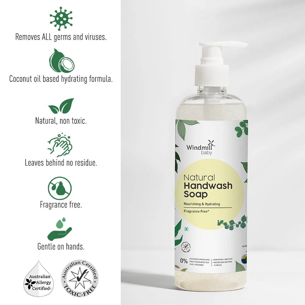 Natural Handwash Liquid Soap Fragrance Free