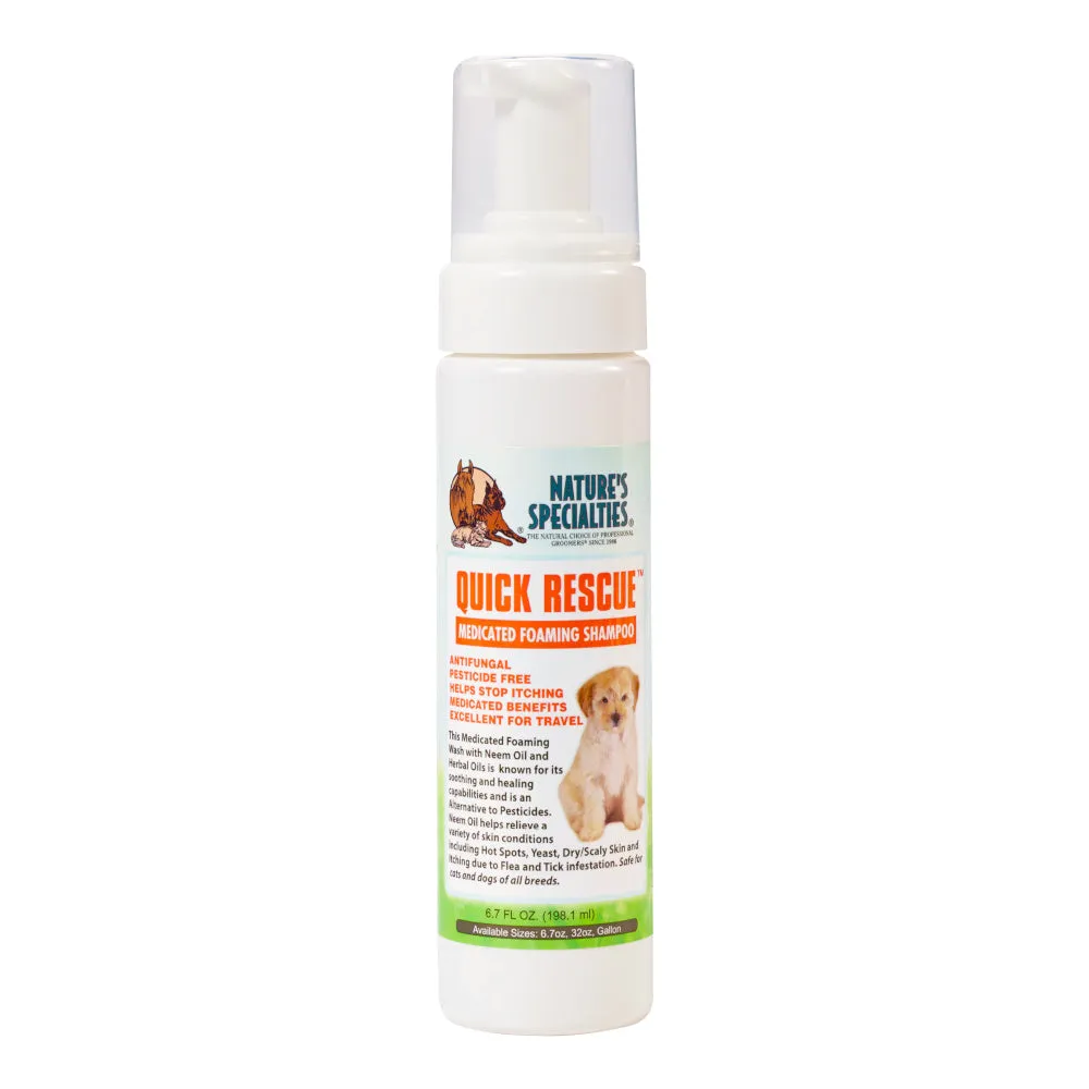 Nature's Specialties Quick Rescue Foaming Facial Wash For Pets 6.7oz