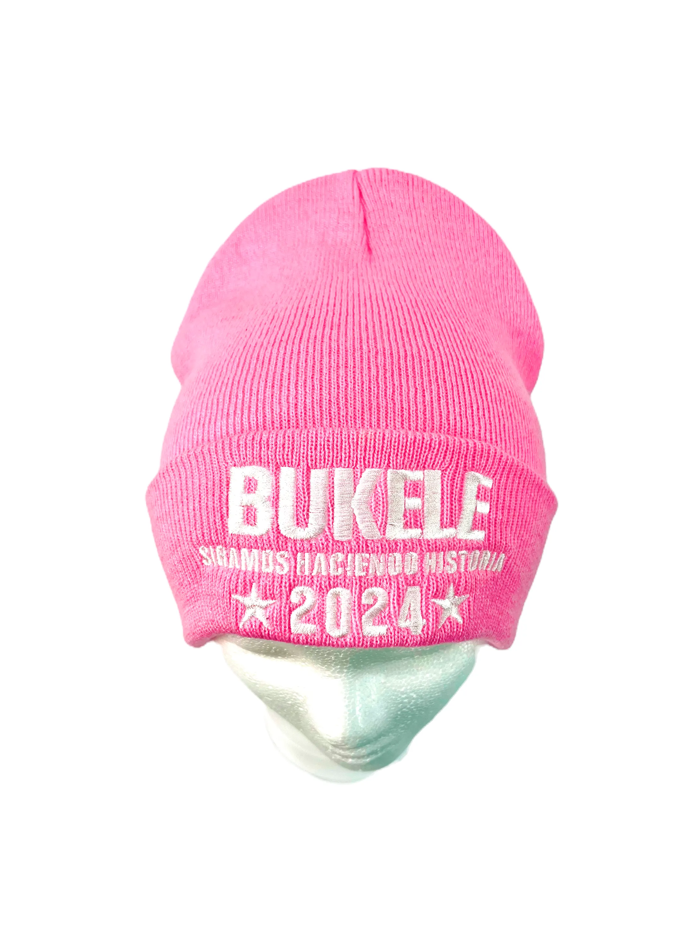 Nayib Bukele “Sigamos Haciendo Historia” Pink  Beanie- Unisex