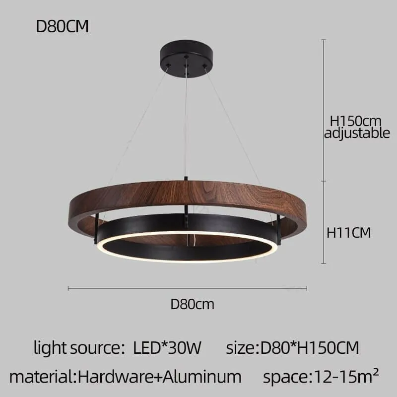 Niels - Modern Double Circular Nordic LED Chandelier