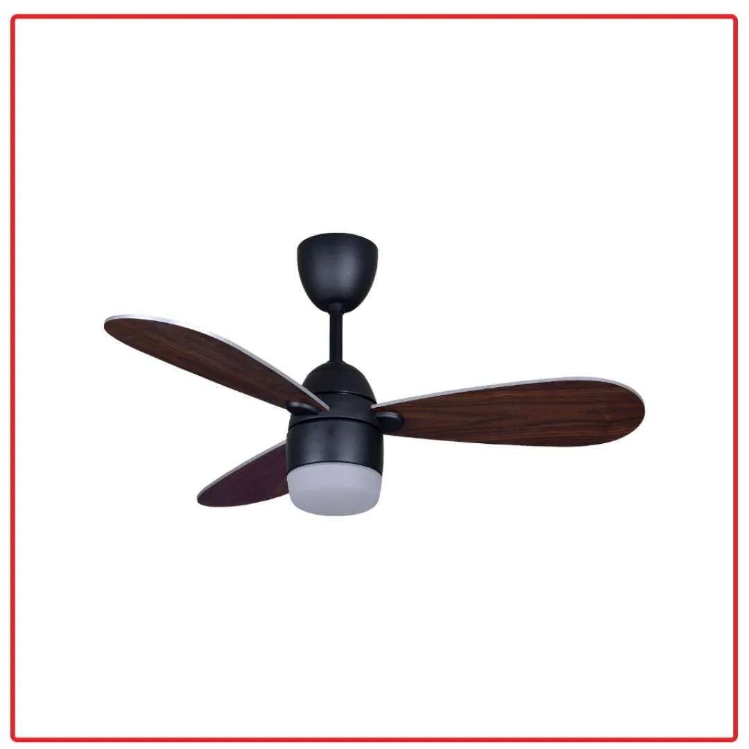 NSB WIWI (BK/MAH-Silver) 38 Inch Dual Tone Color Blade with Remote Control Ceiling Fan