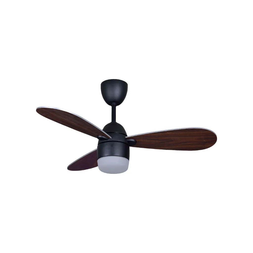 NSB WIWI (BK/MAH-Silver) 38 Inch Dual Tone Color Blade with Remote Control Ceiling Fan