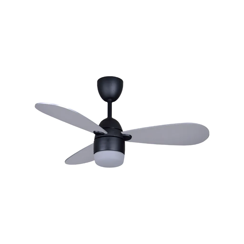 NSB WIWI (BK/MAH-Silver) 38 Inch Dual Tone Color Blade with Remote Control Ceiling Fan