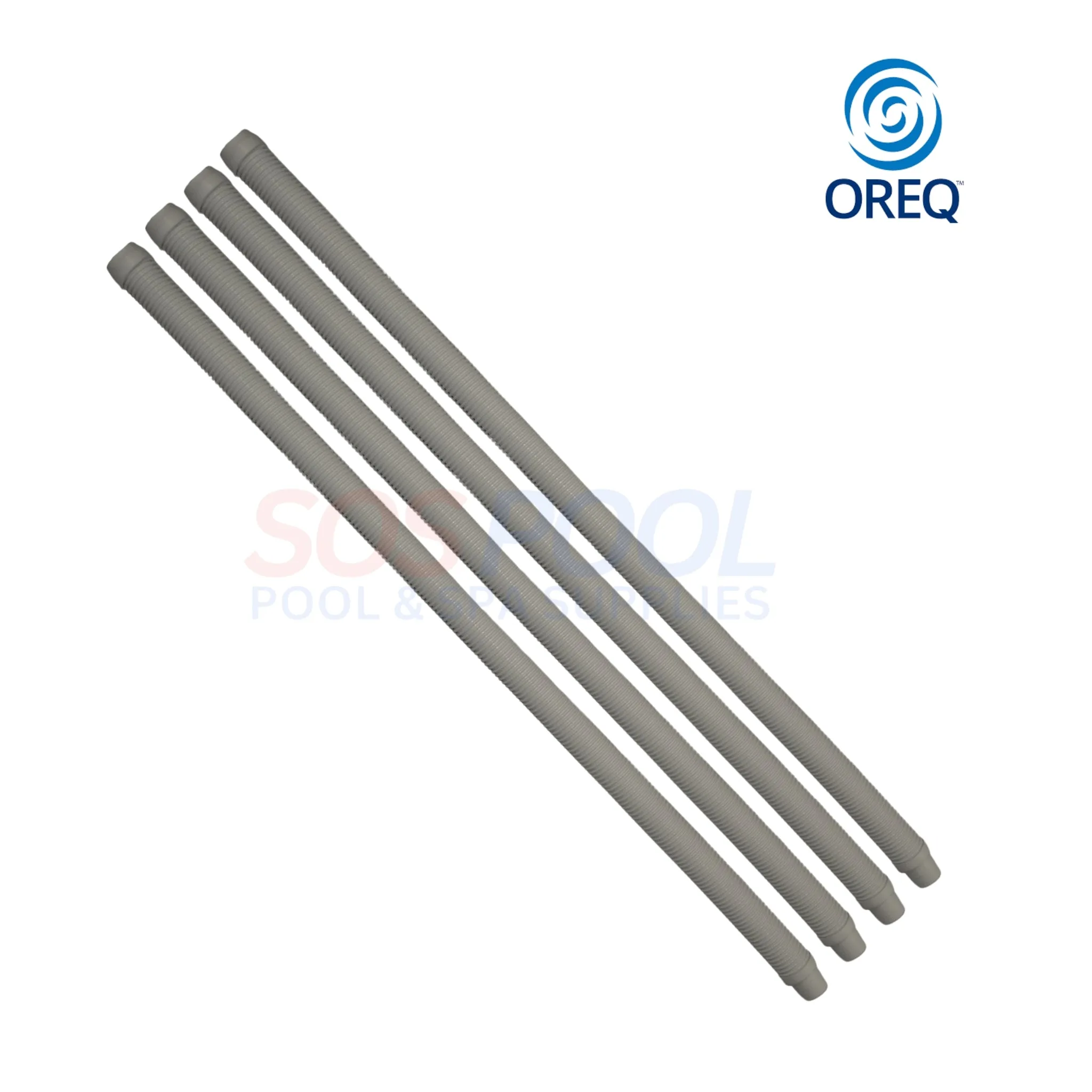 OREQ Sectional Connector Hose For Automatic Pool Cleaner Vacuum | Forest Gray | 4' Ft | APC204F