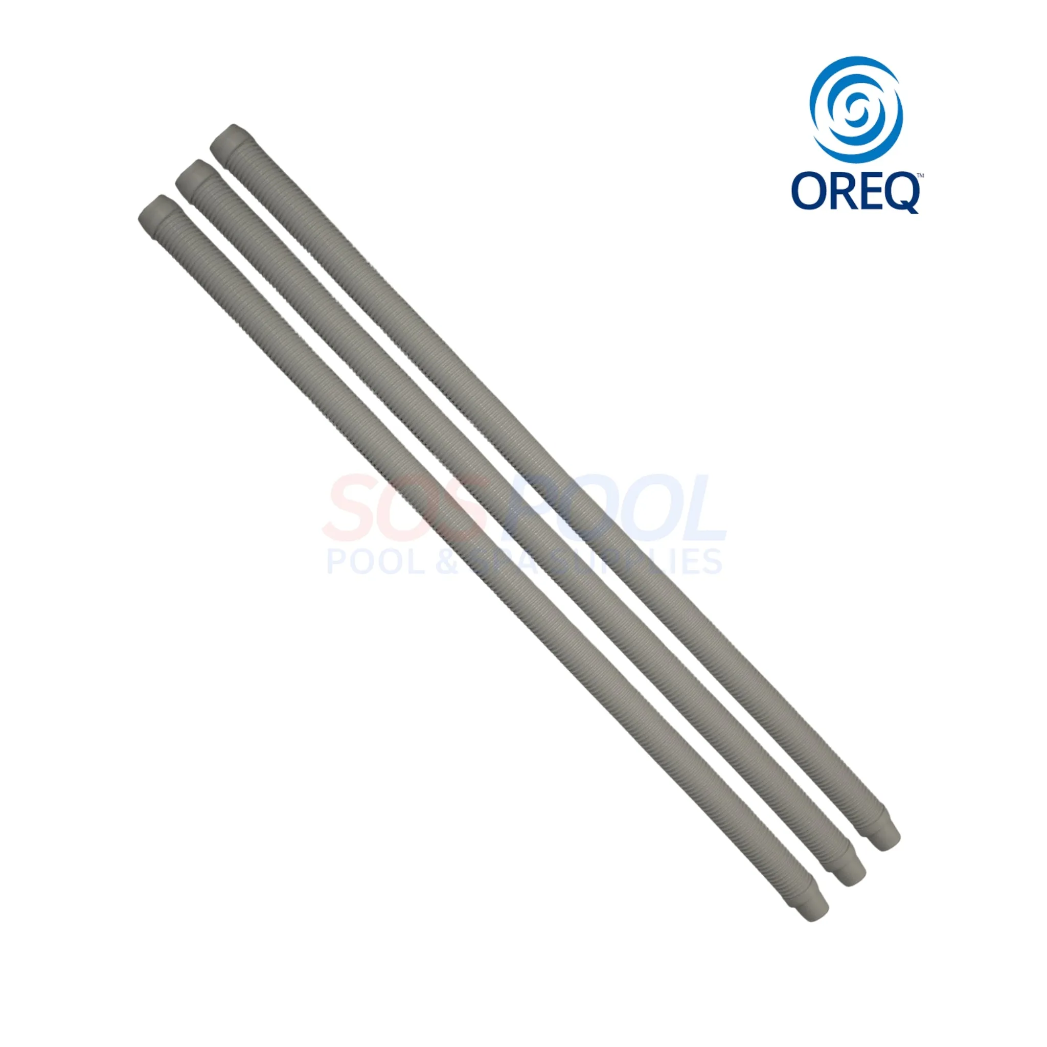 OREQ Sectional Connector Hose For Automatic Pool Cleaner Vacuum | Forest Gray | 4' Ft | APC204F