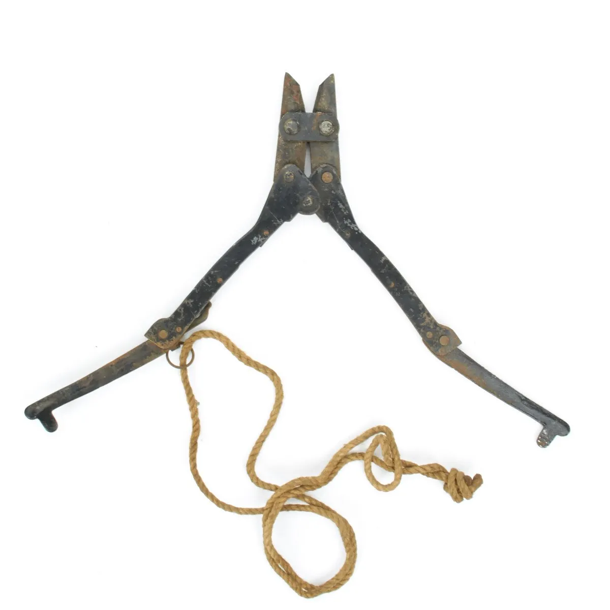 Original British WWII Heavy Duty Folding Wire Cutters