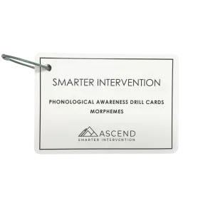 PA Drill Cards - Morphemes