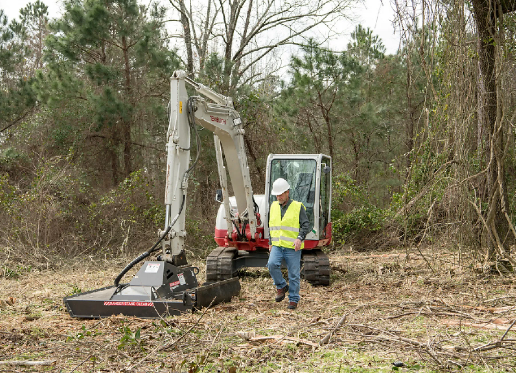 PALADIN mini excavator brush cutter