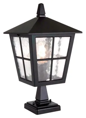 Parsons Green Black Outdoor Pedestal Light - ID 7621