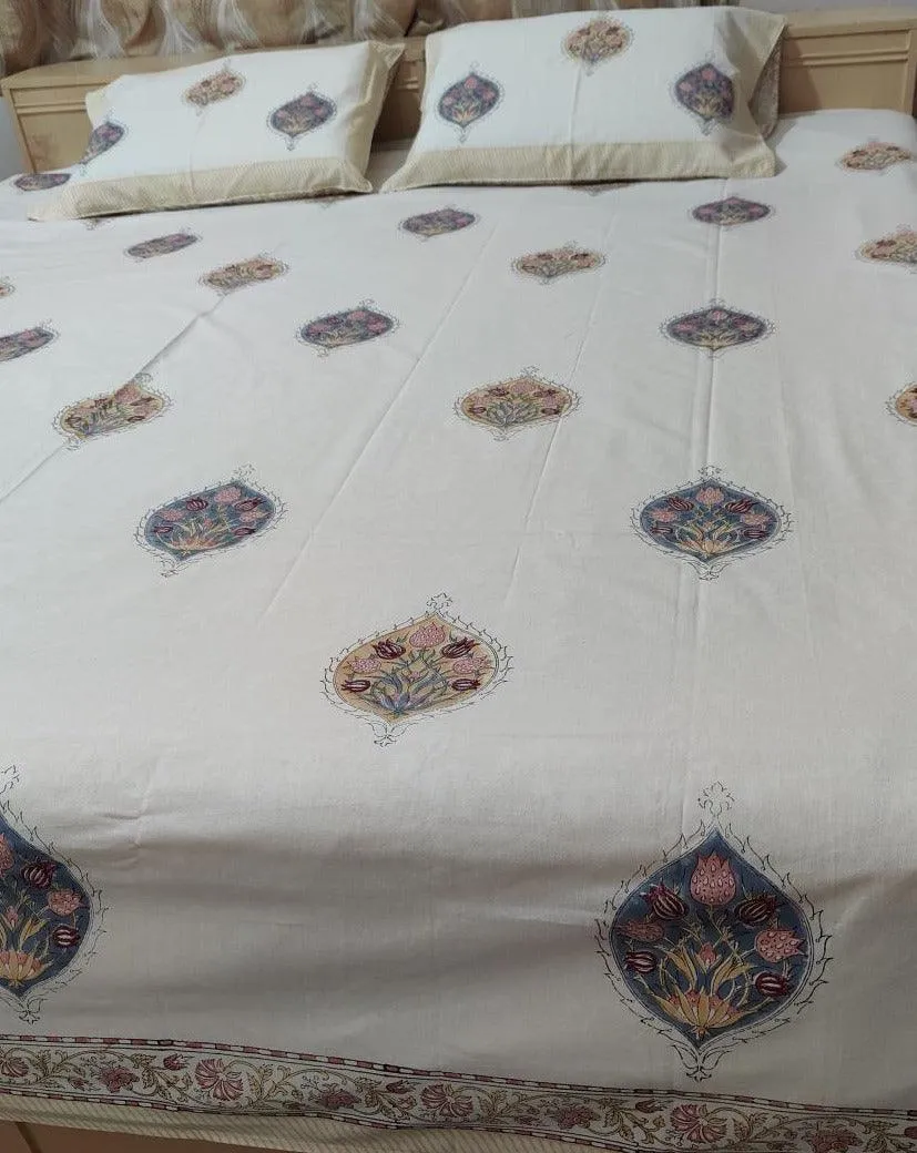 PEEPAL MOTIFS BED SHEET