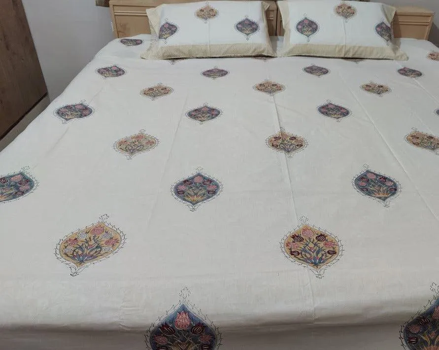 PEEPAL MOTIFS BED SHEET