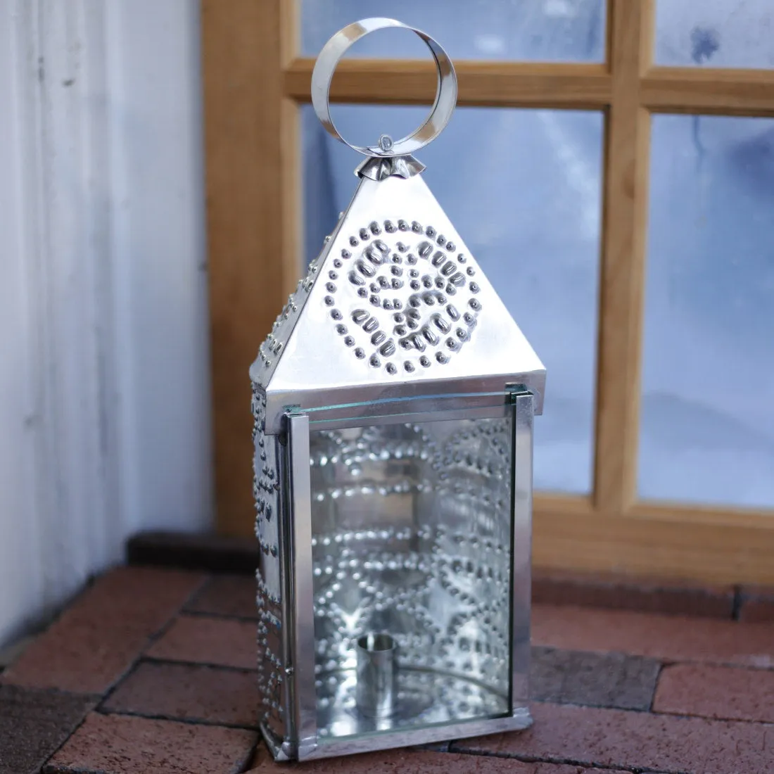 Pierced Tin Ship's Lantern