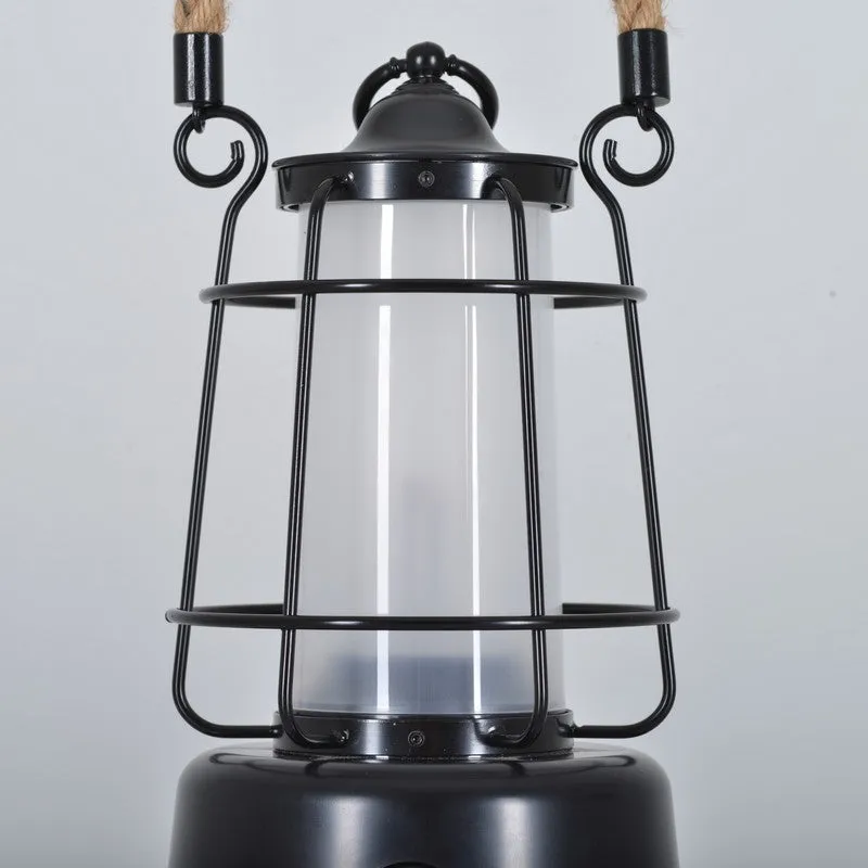 Portable Hemp Rope Rechargable Garden Lantern by WildLand