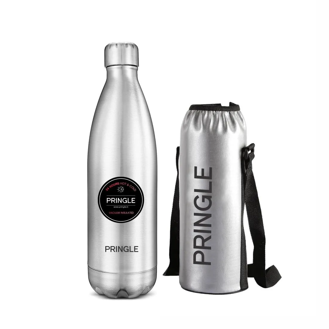 Pringle Stainless Steel Hot and Cold Vacuum Insulated Flask, 1500ml, Steel, | Lightweight & Keeps Drinks Hot/Cold for 24  Hours