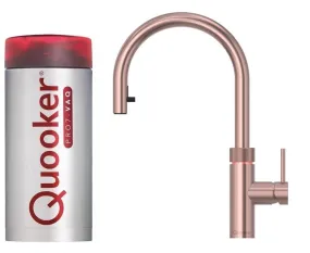 Quooker Flex PRO7 Rose Copper 3 in 1 Boiling Water Tap with 7 Liters Tank