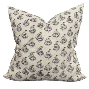 READY TO SHIP Designer "Canby" Block Print Pillow Cover