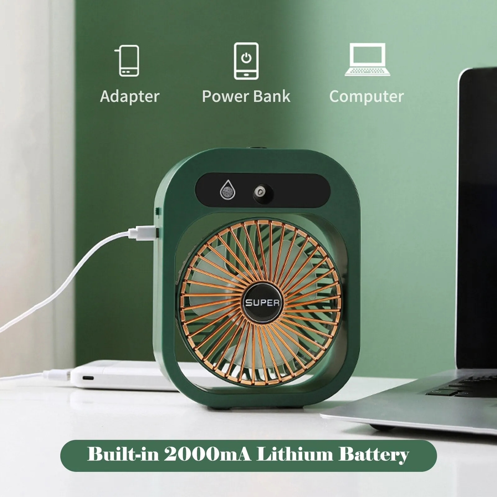 Rechargeable Desktop Air Cooling Fan