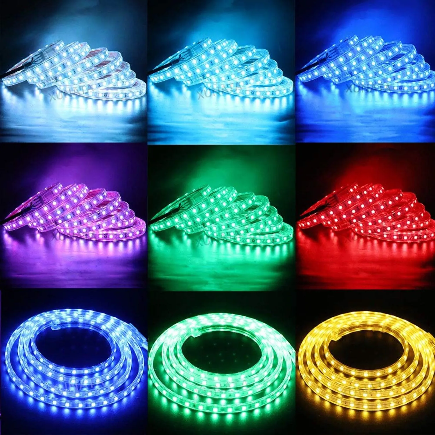 RGB LED Strip 12V IP65 Waterproof 60LED/m 5 metre Kit