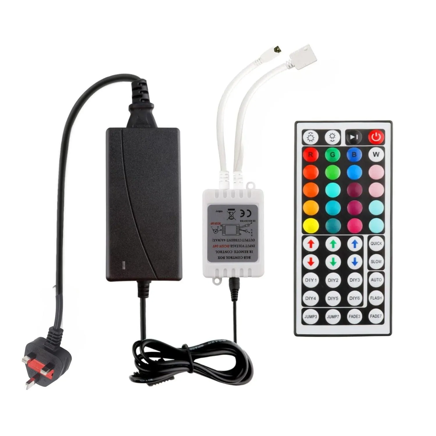 RGB LED Strip 12V IP65 Waterproof 60LED/m 5 metre Kit