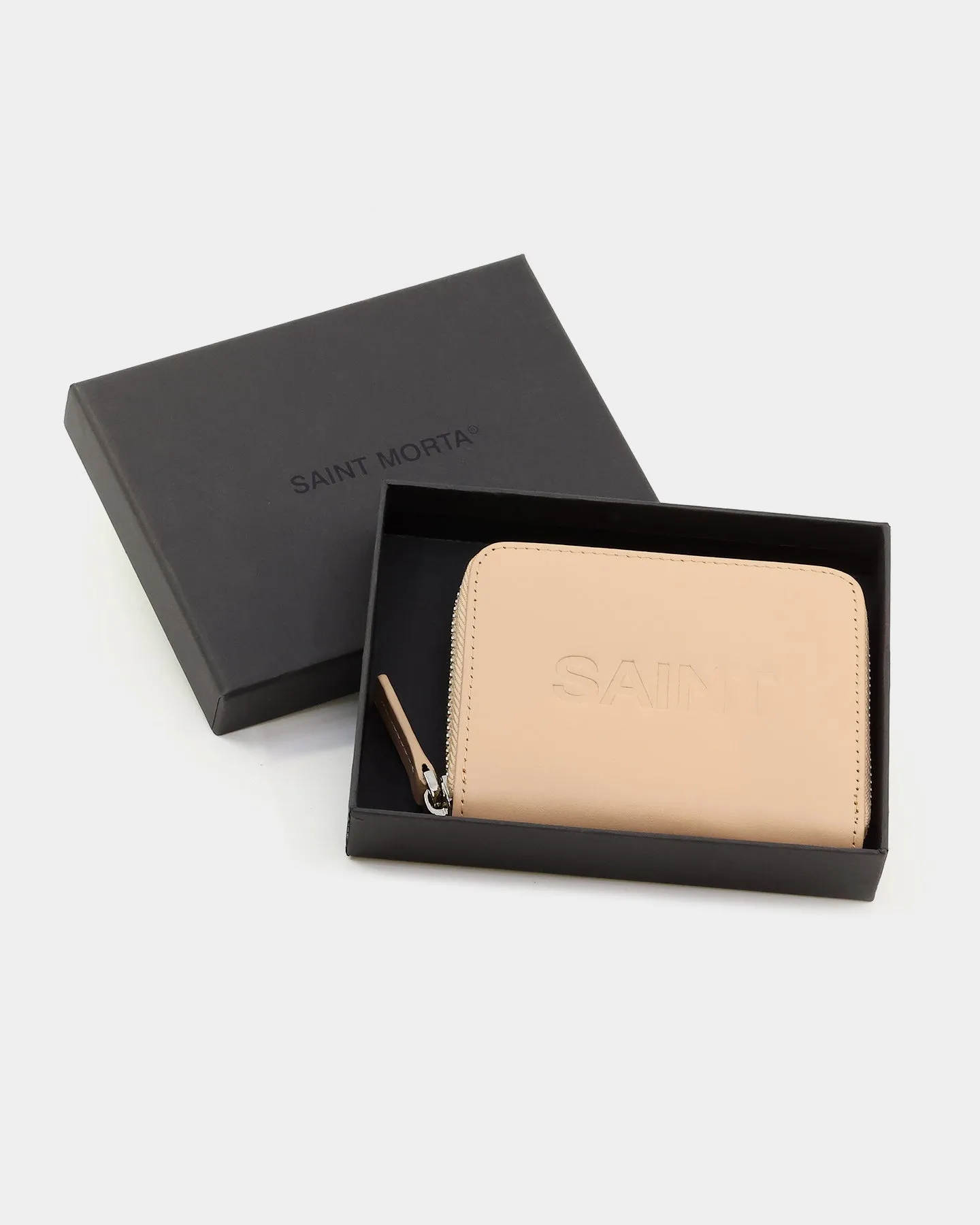 Saint Morta Boss Man Wallet Tan/Silver